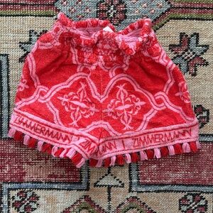Zimmerman terrycloth shorts size 1